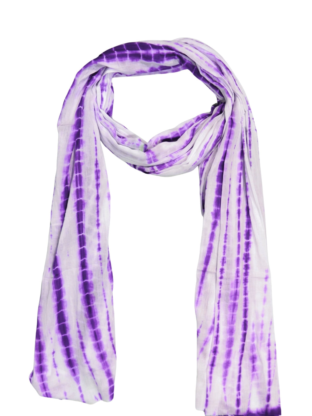 Bombay Batik Pure Cotton Dupatta Batik Handwork – Purple  Colour