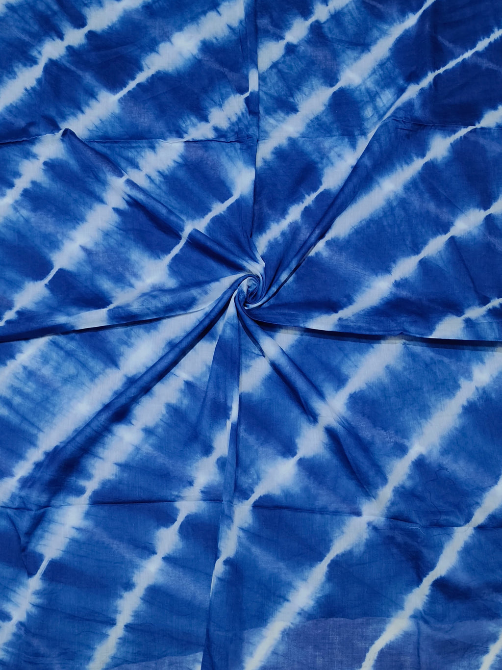 Bombay Batik Pure Cotton Dupatta Batik Handwork – Blue Colour