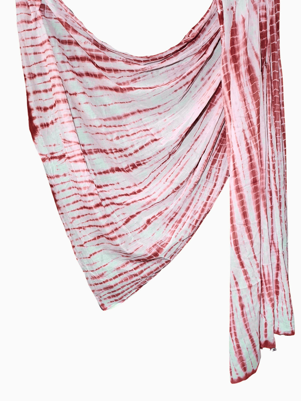 Bombay Batik Pure Cotton Dupatta Batik Handwork – Carrot Colour