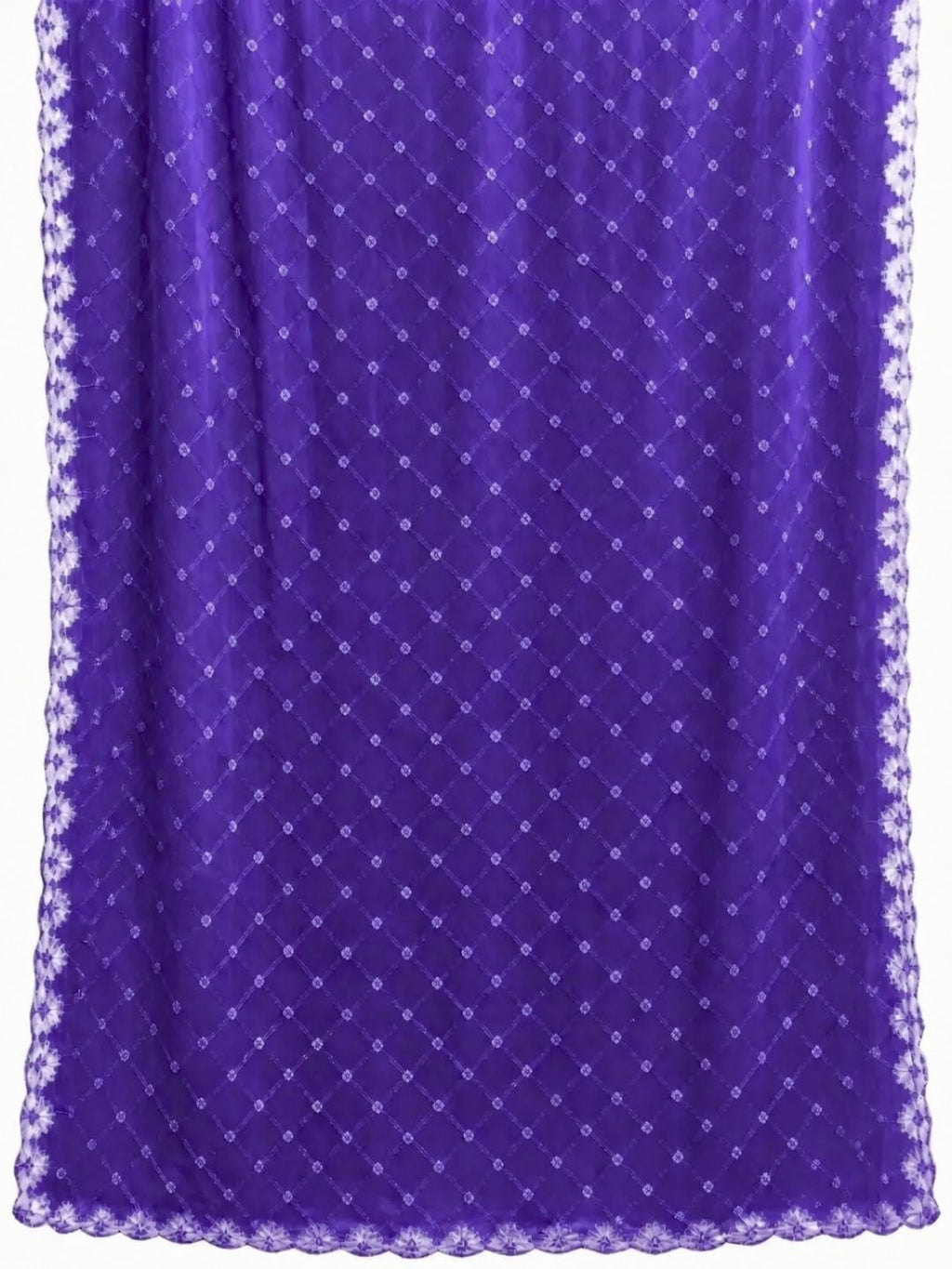 Pure Cotton Handcrafted Bandhani Suit Set With Dupatta – Purple Tie-Dye
