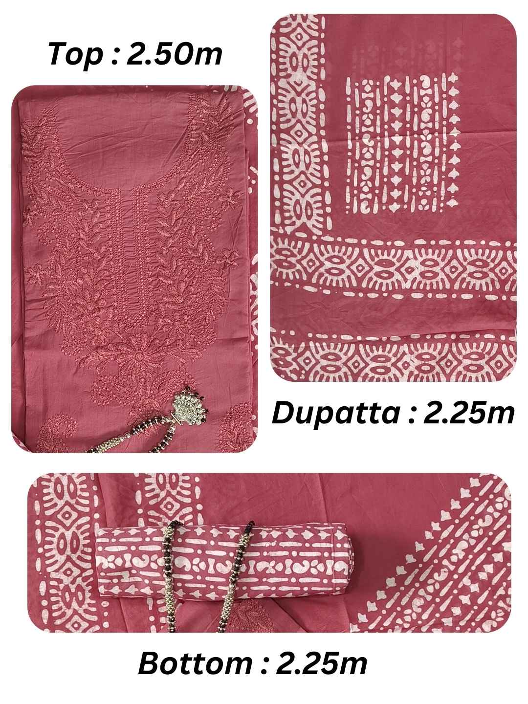 Bombay Batik Pure Cotton Dress Material Traditional Batik with Embroidery-Inspired Designs – Carrot Batik