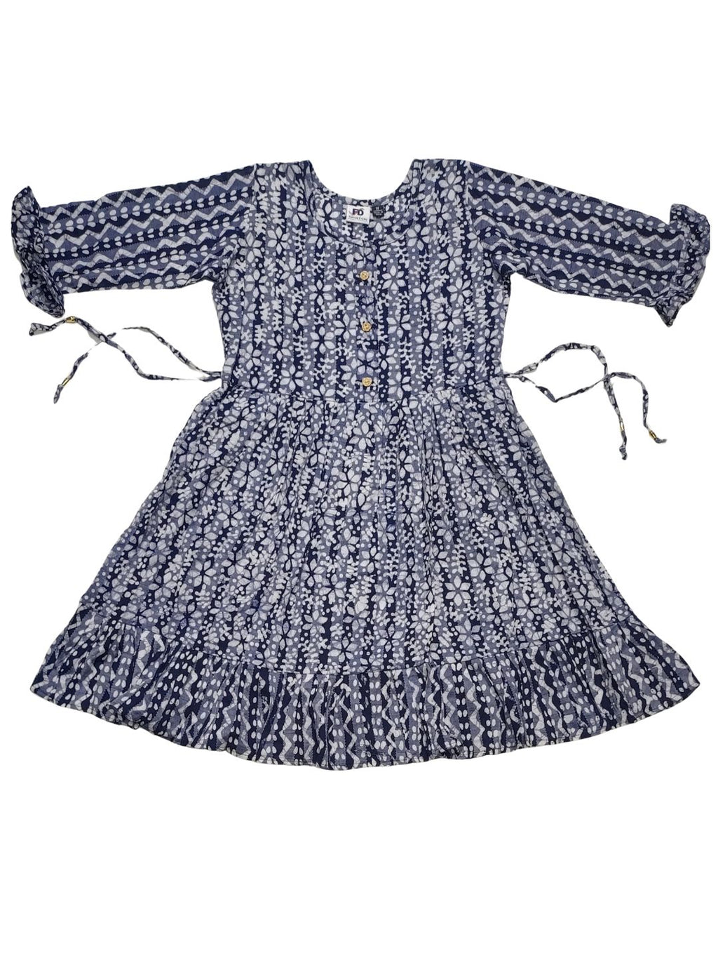 Bombay Batik Pure Cotton Tunics Batik Handwork – Navy Blue Colour