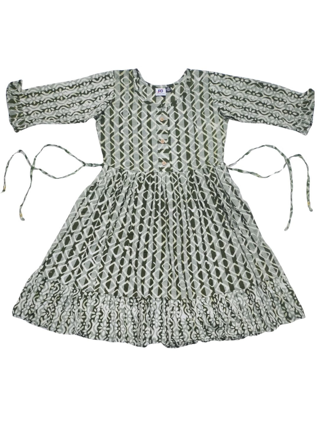 Bombay Batik Pure Cotton Tunics Batik Handwork – Mehndi Colour