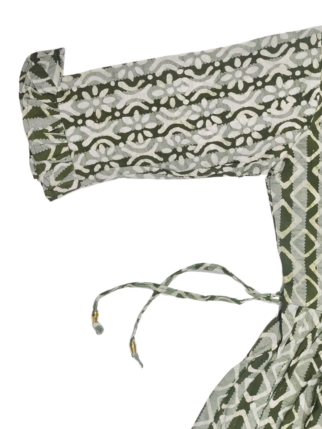 Bombay Batik Pure Cotton Tunics Batik Handwork – Mehndi Colour