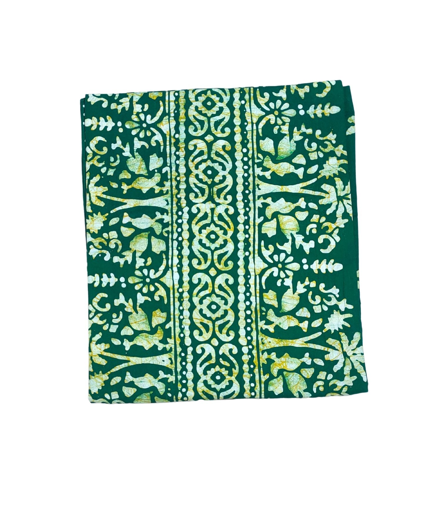Bombay Batik Pure Cotton Kaftan Batik Handwork – Green Colour