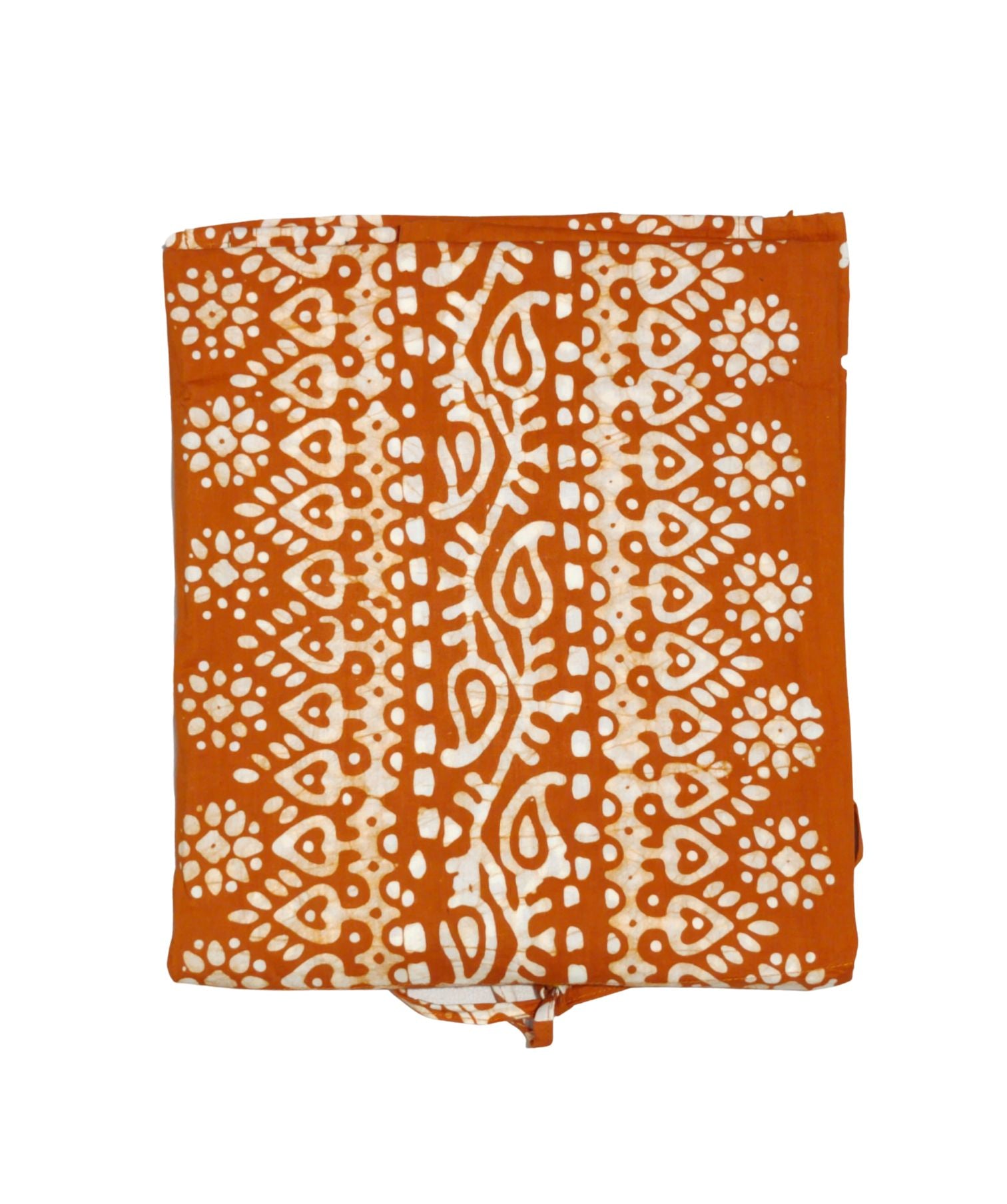 Bombay Batik Pure Cotton Kaftan Hand Block Printing – Brown Colour