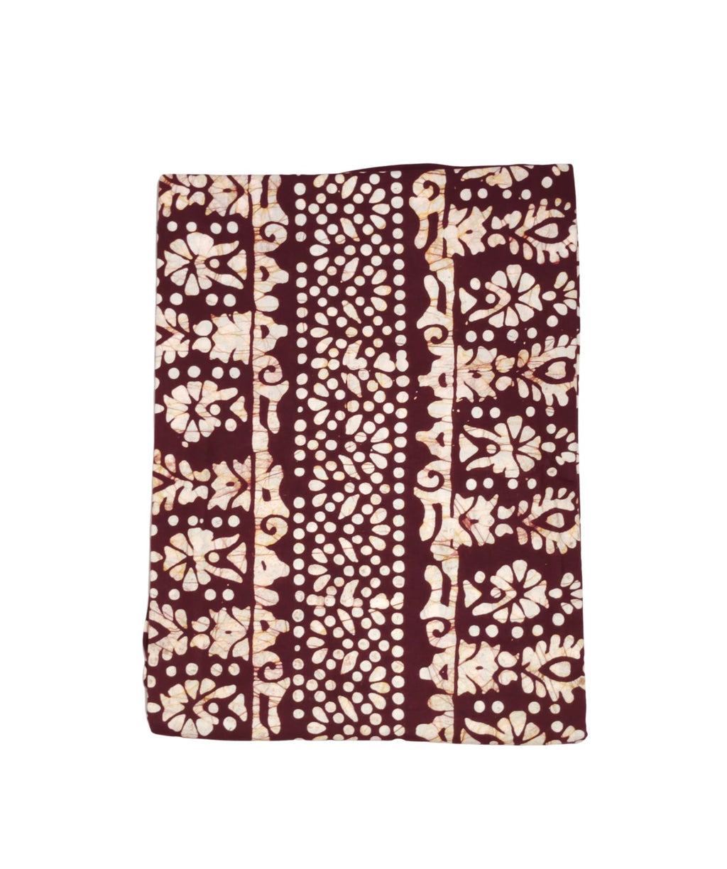 Bombay Batik Pure Cotton Kaftan Batik Handwork – Maroon Colour