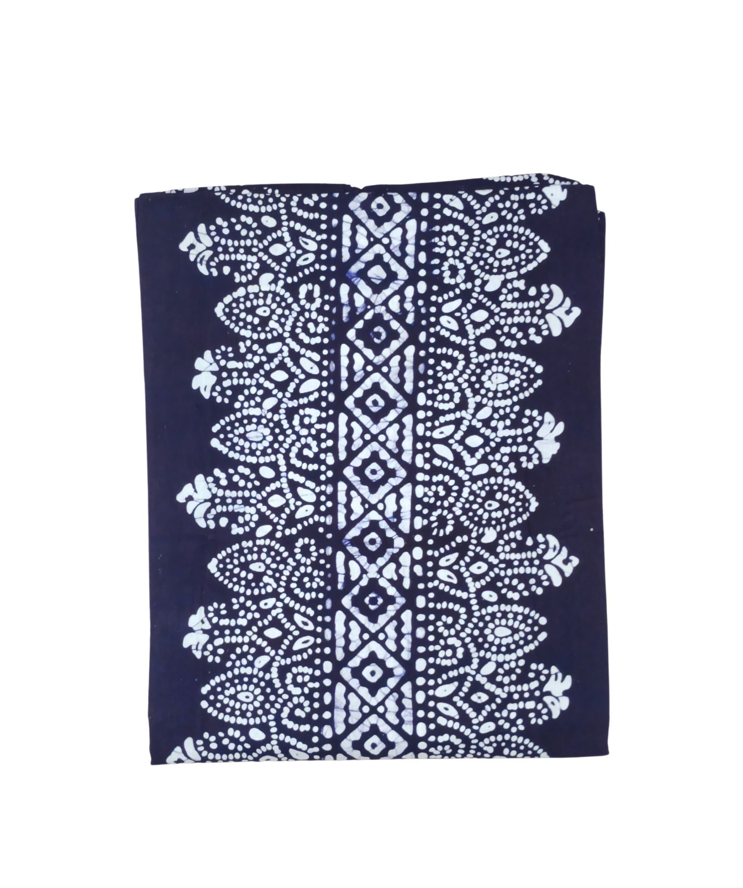 Bombay Batik Pure Cotton Kaftan Batik Handwork – Navy Blue Colour