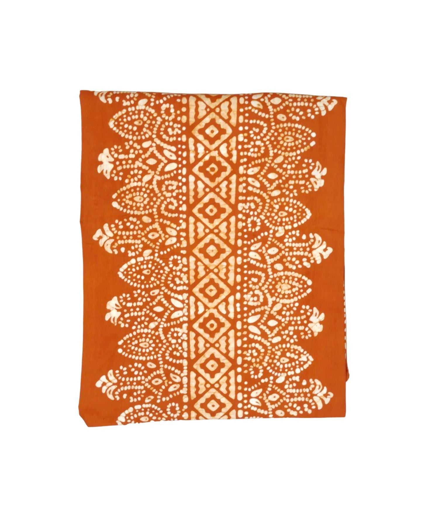 Bombay Batik Pure Cotton Kaftan Batik Handwork – Brown Colour