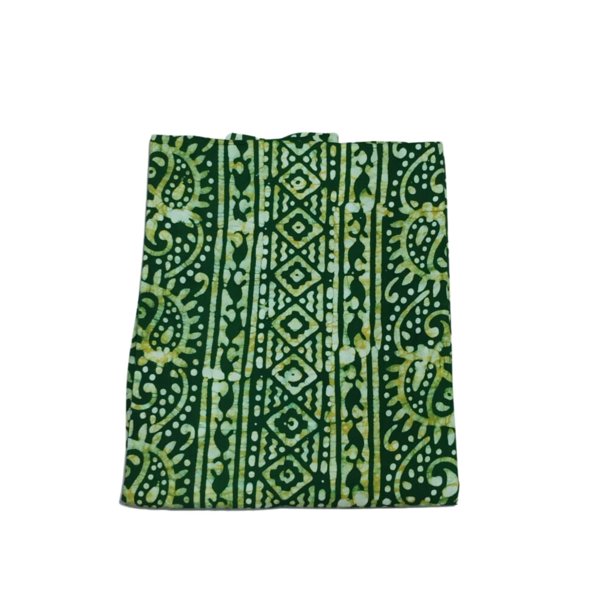 Bombay Batik Pure Cotton Kaftan Batik Handwork – Green Colour