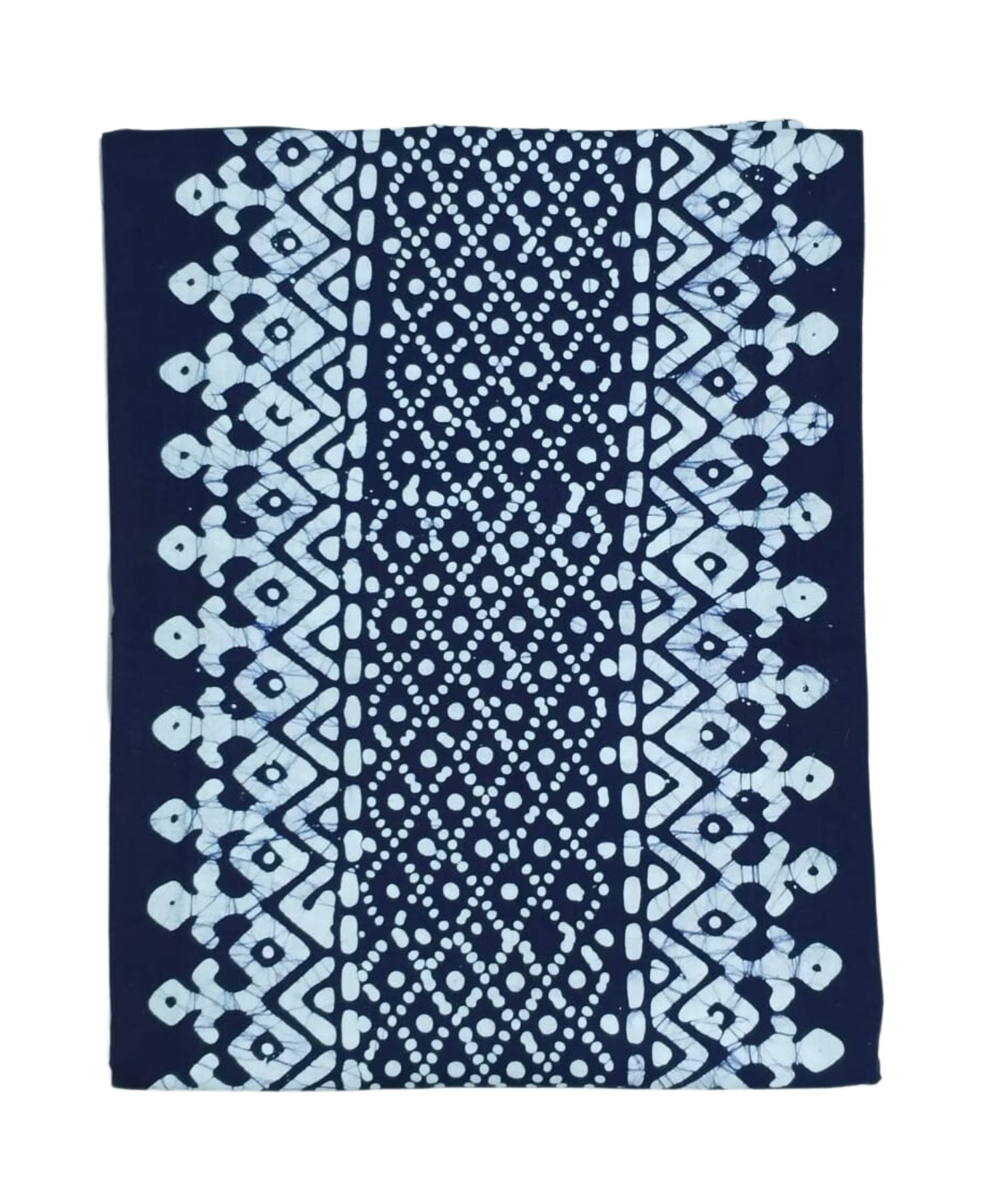 Bombay Batik Pure Cotton Kaftan Batik Handwork – Navy Blue Colour